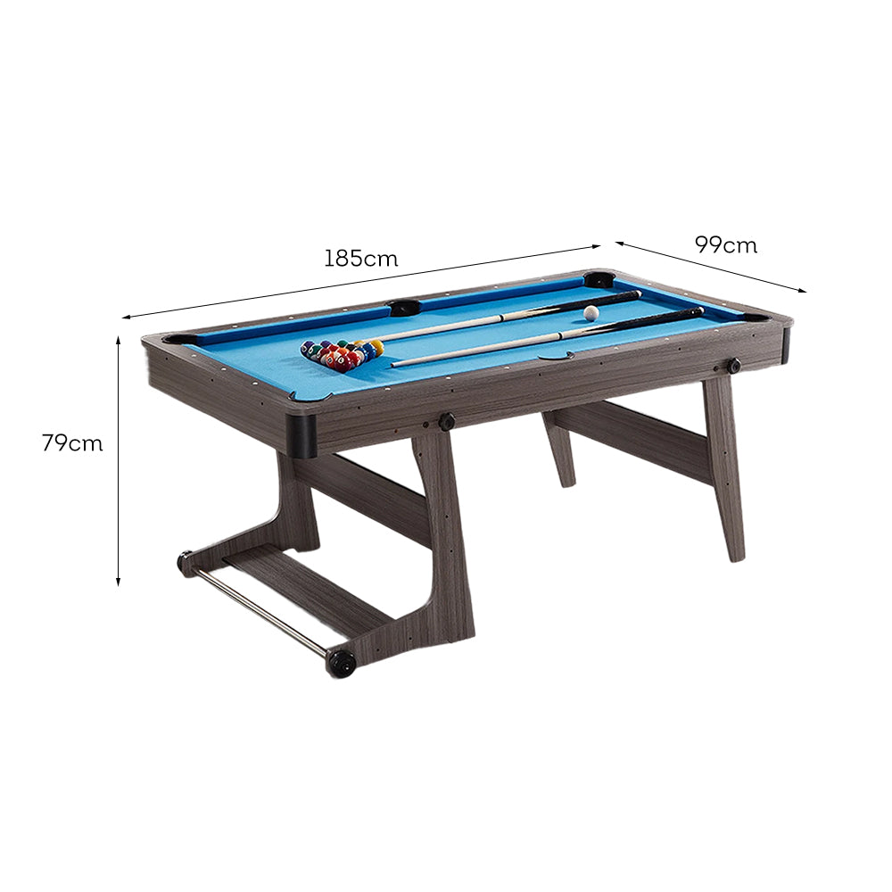 CUETIQ GTF009 6FT 3-IN-1 Billiard Table/ Ping-pong Table/ Office Desk Foldable Design