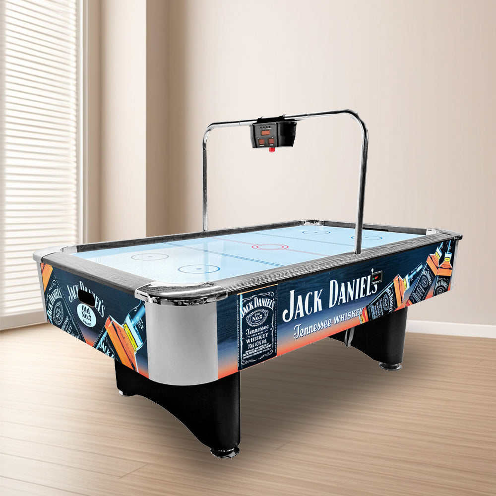 AIRMAX JDA019 JD logo 7FT Air Hockey Table with Bridge Electronic Scoreboard