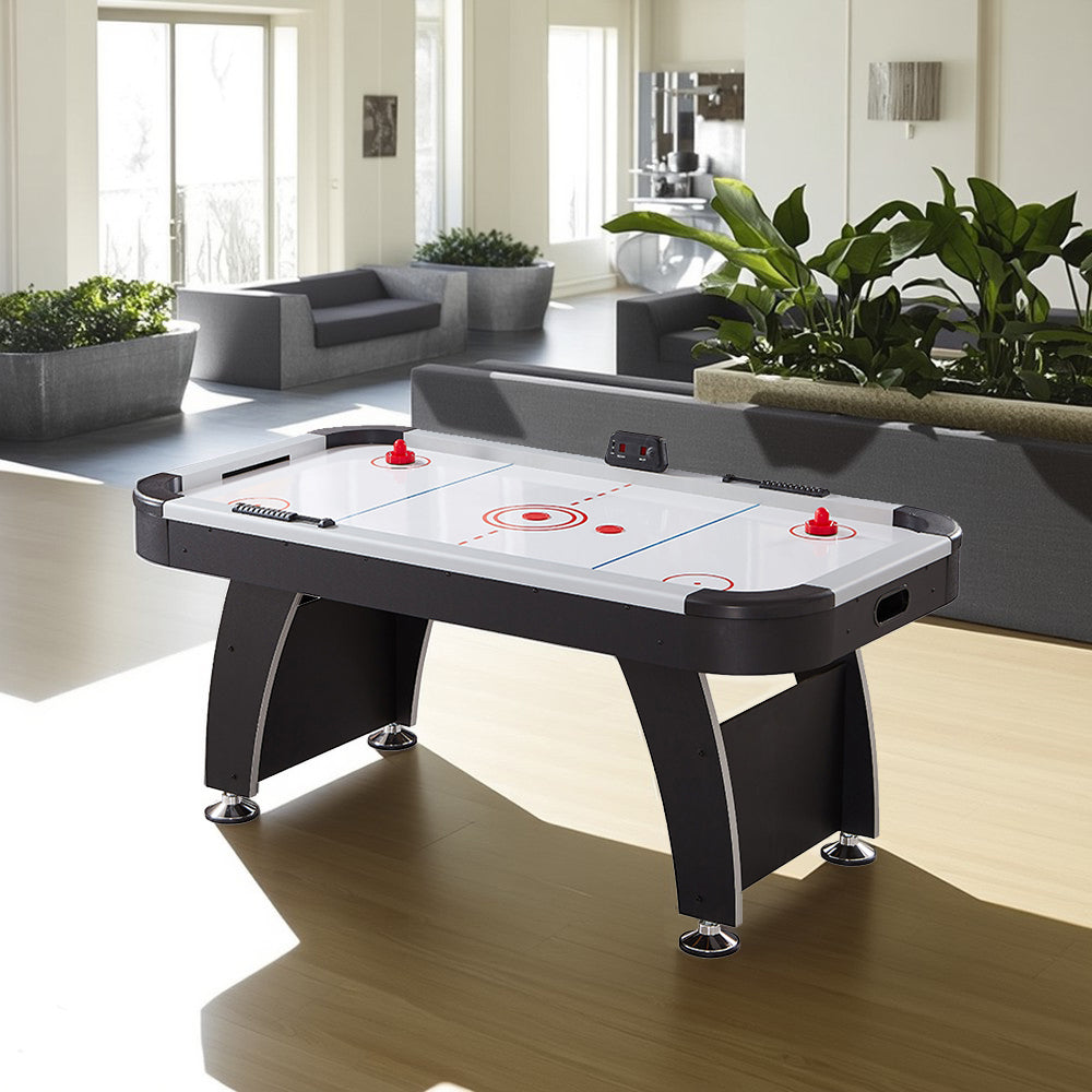 AIRMAX GT-6FT Air Hockey Table LED Electronic Scoring System - Black