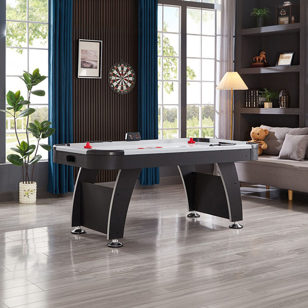 AIRMAX GT-6FT Air Hockey Table LED Electronic Scoring System - Black