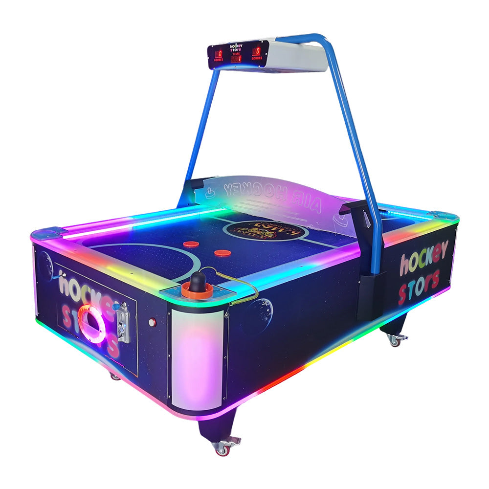AIRMAX 8FT LED Air Hockey Table Office Hotel Event Roadshow Stylish Indoor Entertainment