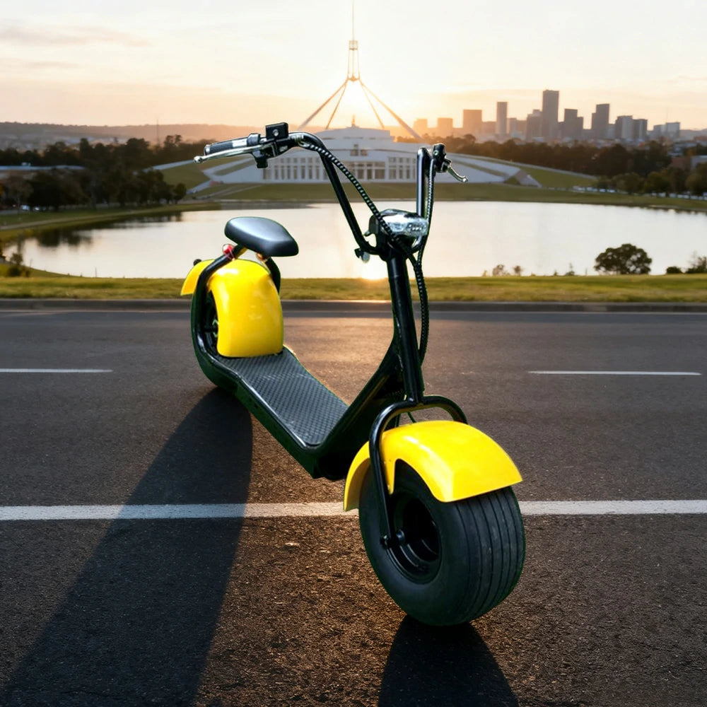 AKEZ Harley Electric Bike 1500W/2000W Brushless Motor, Lithium Battery, 8-inch Vacuum Tyres, Hydraulic Brake, LED Headlight Cruise at 25km/h – Unlock More Power (Details Inside)*