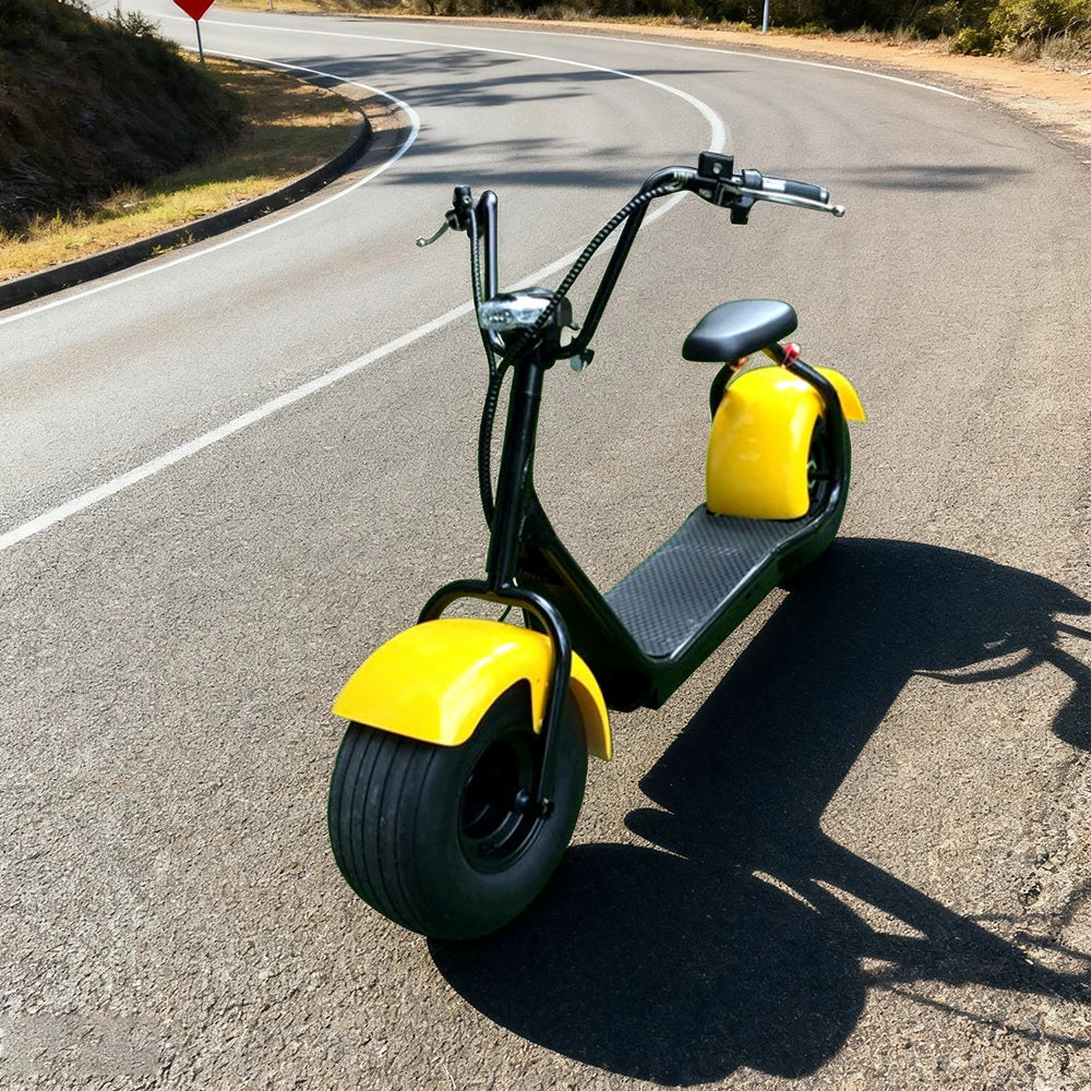 AKEZ Harley Electric Bike 1500W/2000W Brushless Motor, Lead-acid Battery, 8-inch Vacuum Tyres, Hydraulic Brake, LED Headlight Cruise at 25km/h – Unlock More Power (Details Inside)*