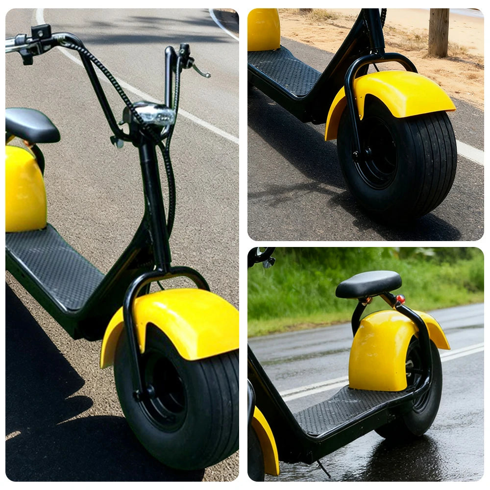 AKEZ Harley Electric Bike 1500W/2000W Brushless Motor, Lead-acid Battery, 8-inch Vacuum Tyres, Hydraulic Brake, LED Headlight Cruise at 25km/h – Unlock More Power (Details Inside)*