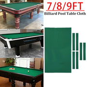 ARIX 7/8/9FT Billiard Table Cloth - High-Density Wool Blend, Anti-Pilling Durable Fabric for Smooth & Accurate Play - Emerald Green