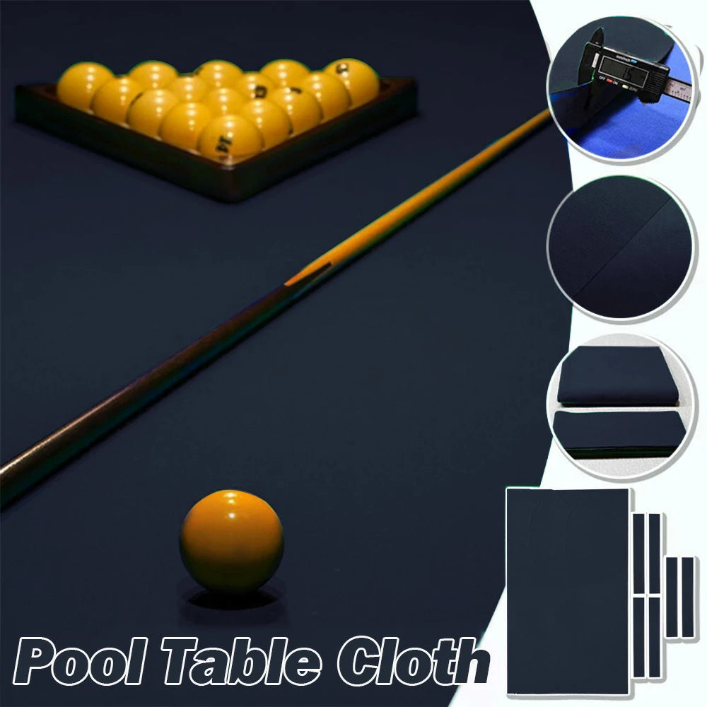 ARIX 7/8/9FT Billiard Table Cloth - High-Density Wool Blend, Anti-Pilling Durable Fabric for Smooth & Accurate Play - Heather Grey