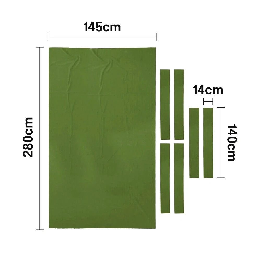 ARIX 7/8/9FT Billiard Table Cloth - High-Density Wool Blend, Anti-Pilling Durable Fabric for Smooth & Accurate Play - Lime Green