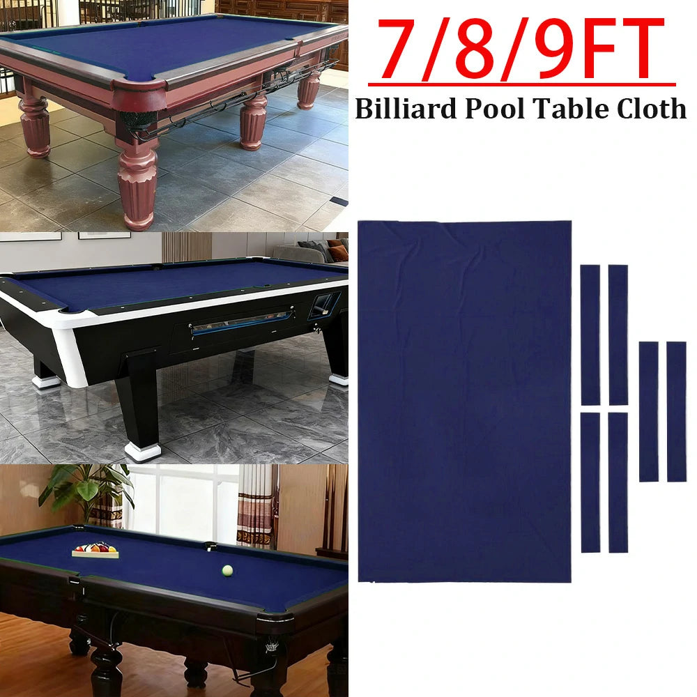 ARIX 7/8/9FT Billiard Table Cloth - High-Density Wool Blend, Anti-Pilling Durable Fabric for Smooth & Accurate Play - Navy Purple