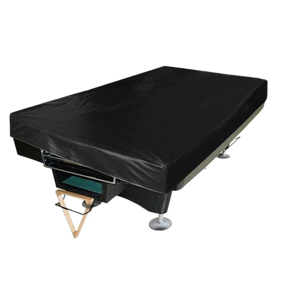 ARIX Waterproof Thickened Faux Leather Billiard Pool Table Cover 7/8/9FT – Black