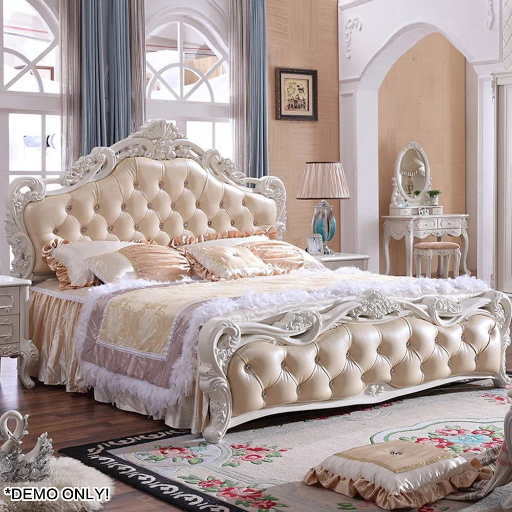 LIVARA 150/ 180CM Luxury Bed w/Mattress