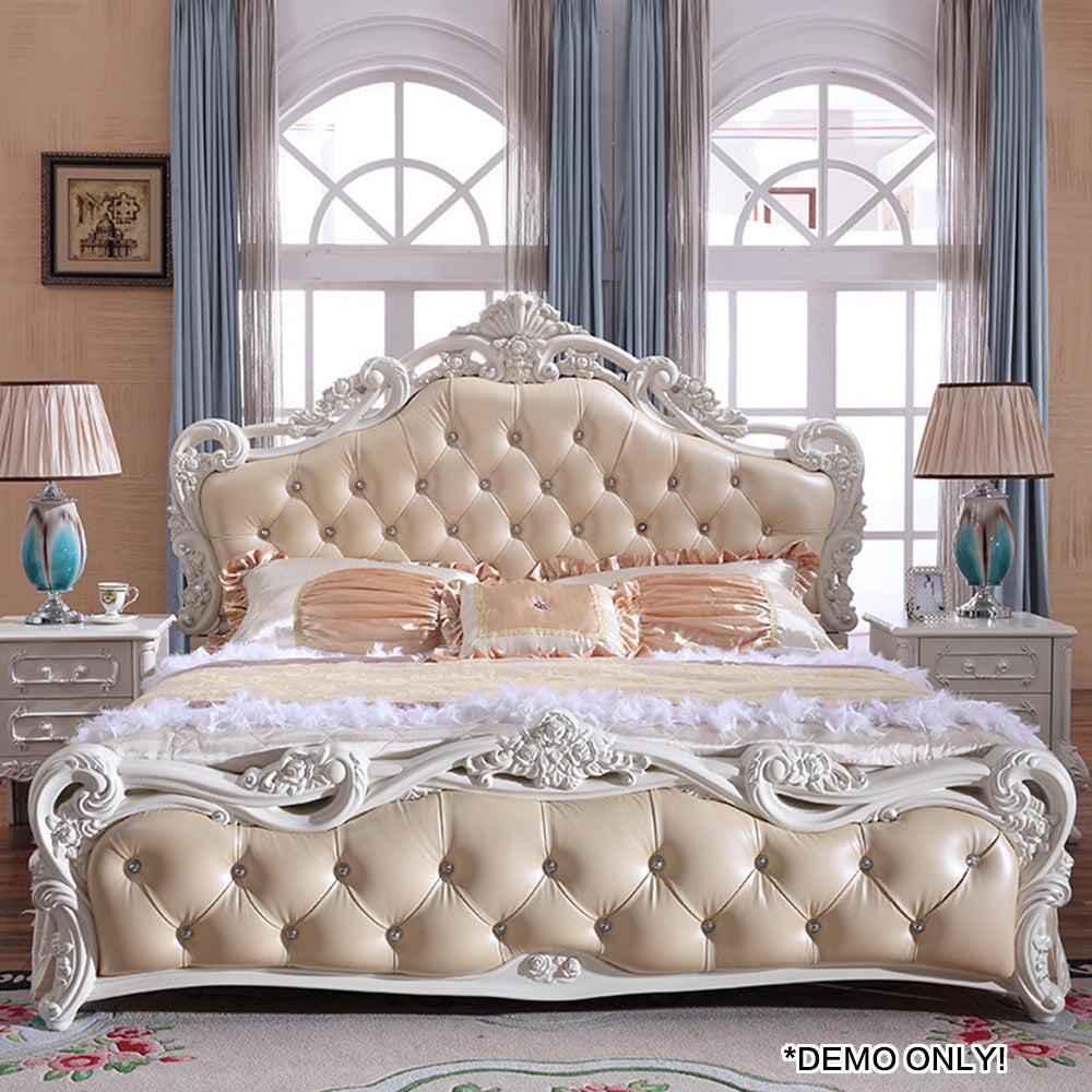 LIVARA 150/ 180CM Luxury Bed w/Mattress