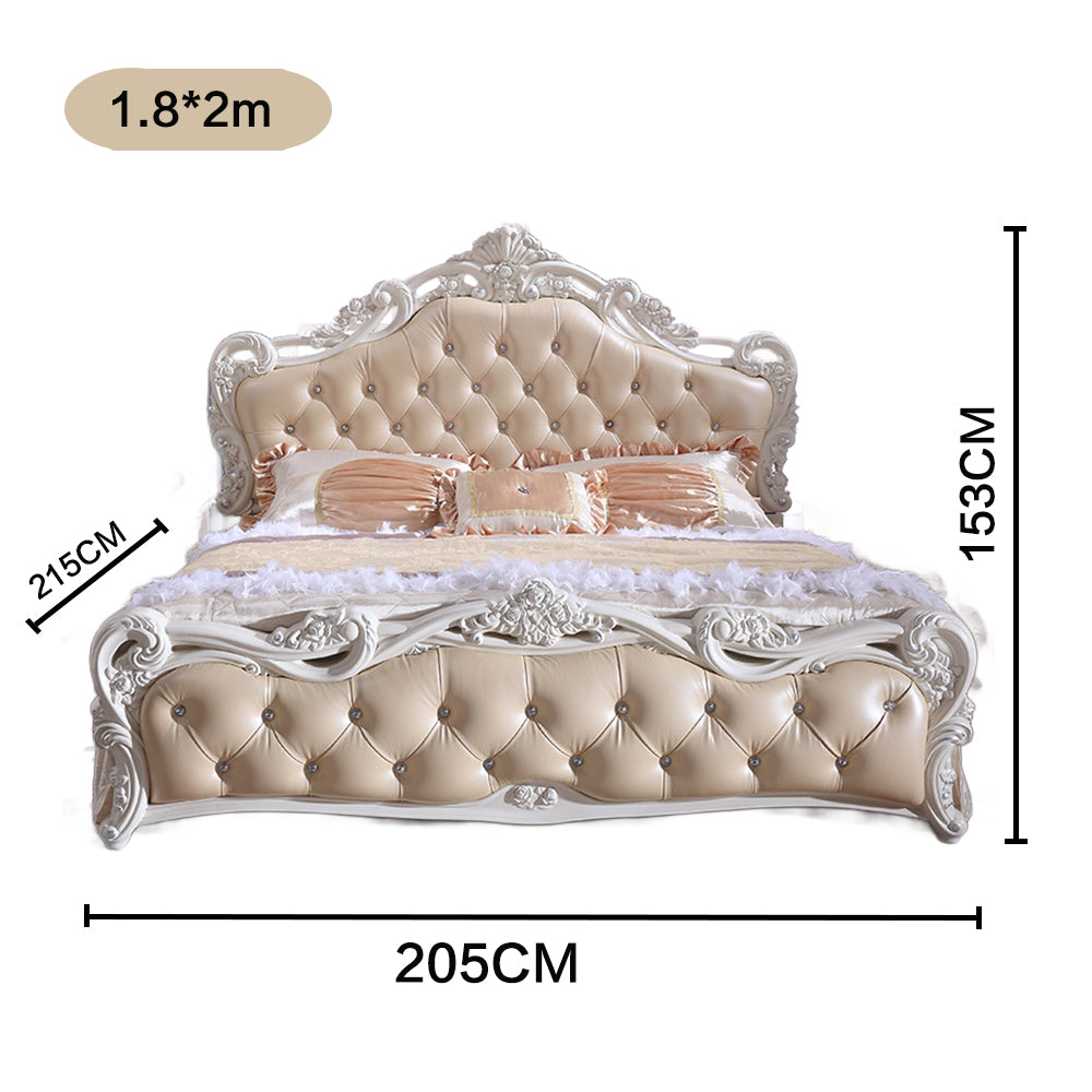 LIVARA 150/ 180CM Luxury Bed w/Mattress