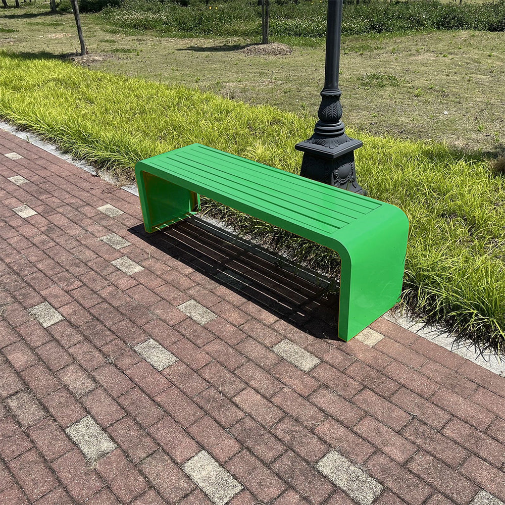 SOLARA 1m/1.2m/1.5m Galvanized Steel Outdoor Bench