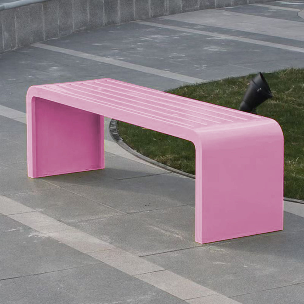 SOLARA 1m/1.2m/1.5m Galvanized Steel Outdoor Bench