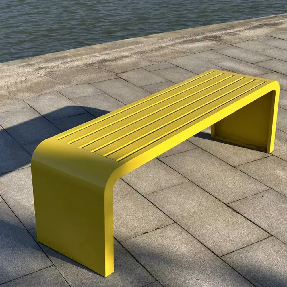 SOLARA 1m/1.2m/1.5m Galvanized Steel Outdoor Bench
