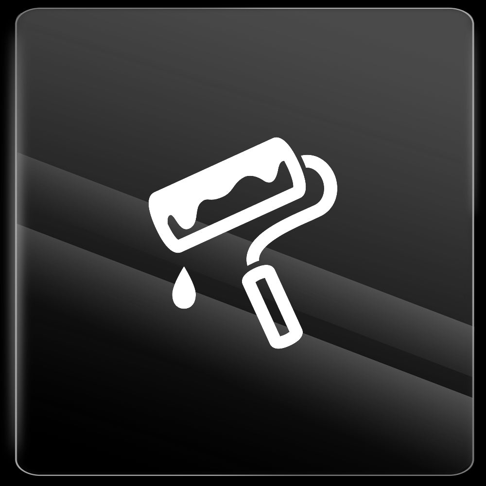 GROVIA Aluminum Alloy Ladder Spray Paint Service - Black