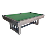 CUETIQ 8FT KD Pool Table, Half KD Construction, Precise Ball Rebound, Strong Support, Durable Design - Wood&Black