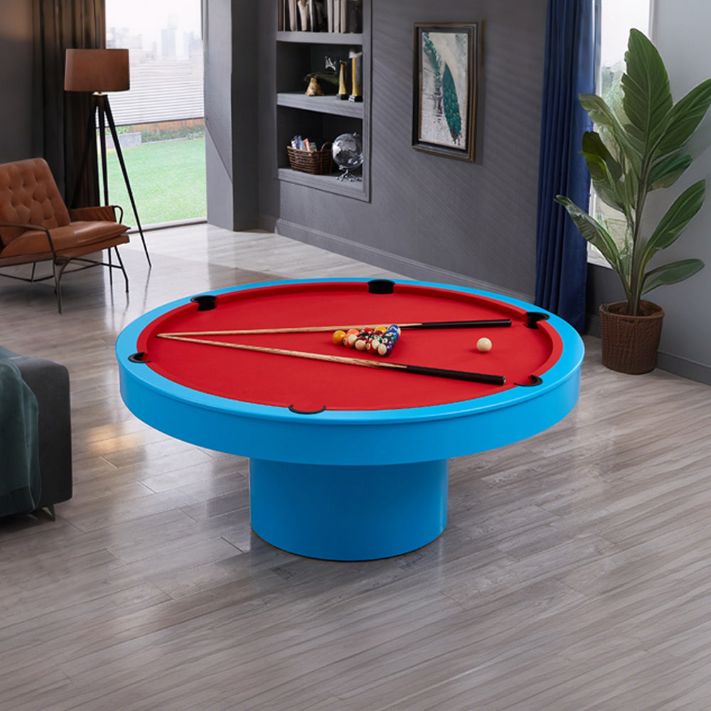 CUETIQ L042 MDF 160cm Diameter 2-IN-1 Round Billiard Table/ Office Desk