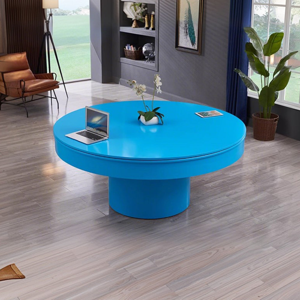 CUETIQ L042 MDF 140cm Diameter 2-IN-1 Round Billiard Table/ Office Desk