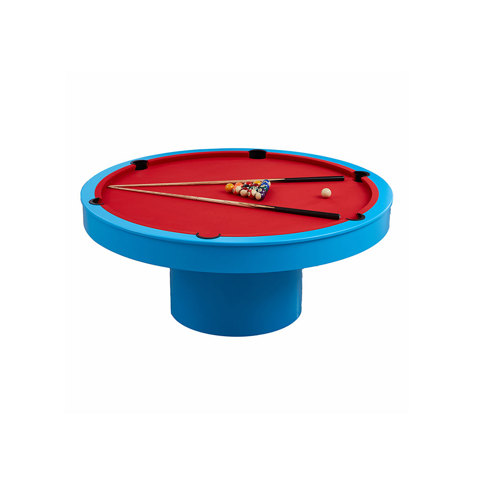 CUETIQ L042 MDF 140cm Diameter 2-IN-1 Round Billiard Table/ Office Desk