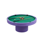 CUETIQ L042 Marble 140cm Diameter 2-IN-1 Round Billiard Table/ Office Desk