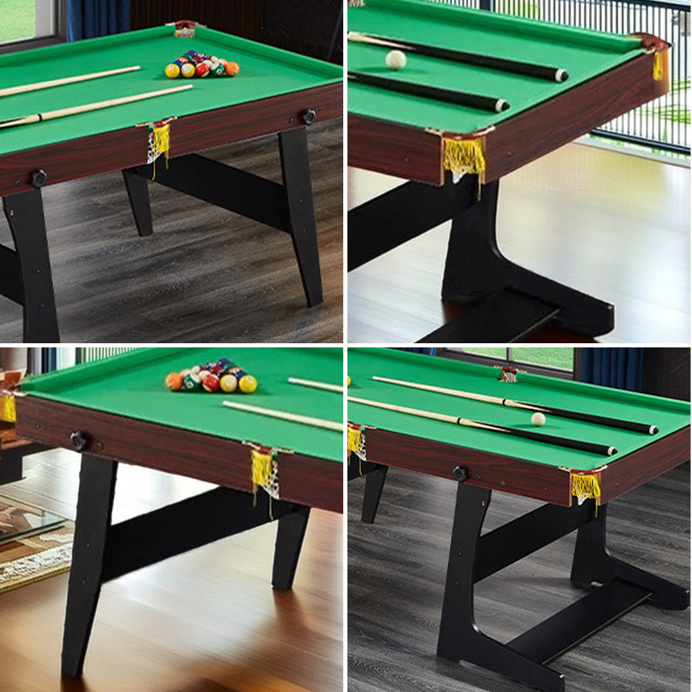 CUETIQ GTF003 5FT/6FT 3-IN-1 Billiard Table/ Ping-pong Table/ Office Desk Foldable Design