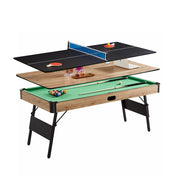 CUETIQ GTF008 6FT 3-IN-1 Billiard Table/ Ping-pong Table/ Office Desk Foldable Design