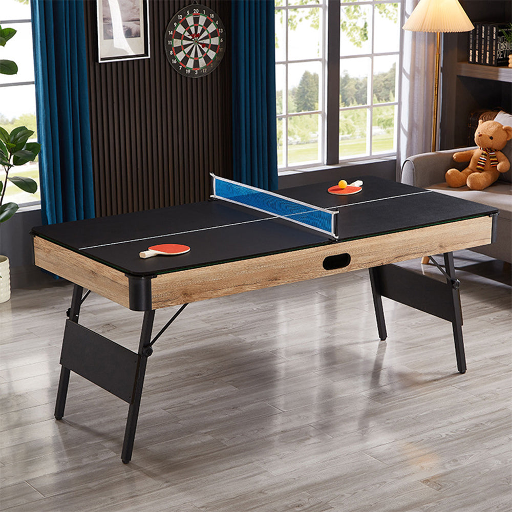 CUETIQ GTF008 6FT 3-IN-1 Billiard Table/ Ping-pong Table/ Office Desk Foldable Design