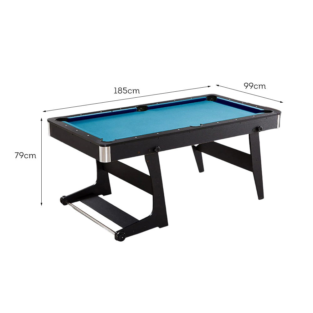 CUETIQ GTF009 6FT 3-IN-1 Billiard Table/ Ping-pong Table/ Office Desk Foldable Design