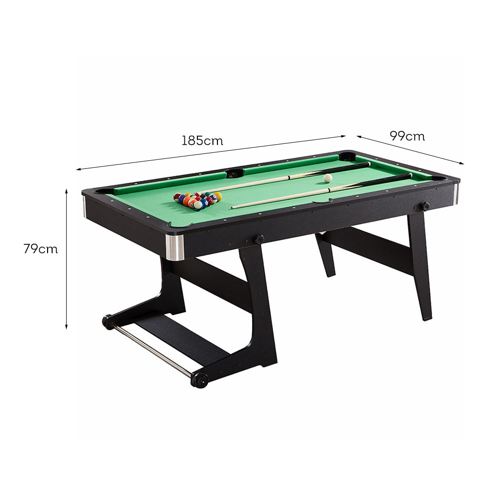 CUETIQ GTF009 6FT 3-IN-1 Billiard Table/ Ping-pong Table/ Office Desk Foldable Design