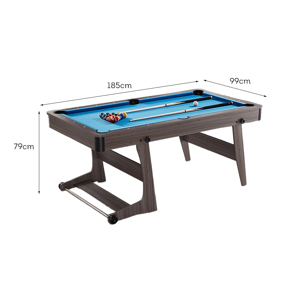 CUETIQ GTF009 6FT 3-IN-1 Billiard Table/ Ping-pong Table/ Office Desk Foldable Design