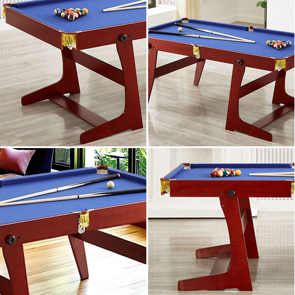 CUETIQ GTF009 6FT 3-IN-1 Billiard Table/ Ping-pong Table/ Office Desk Foldable Design