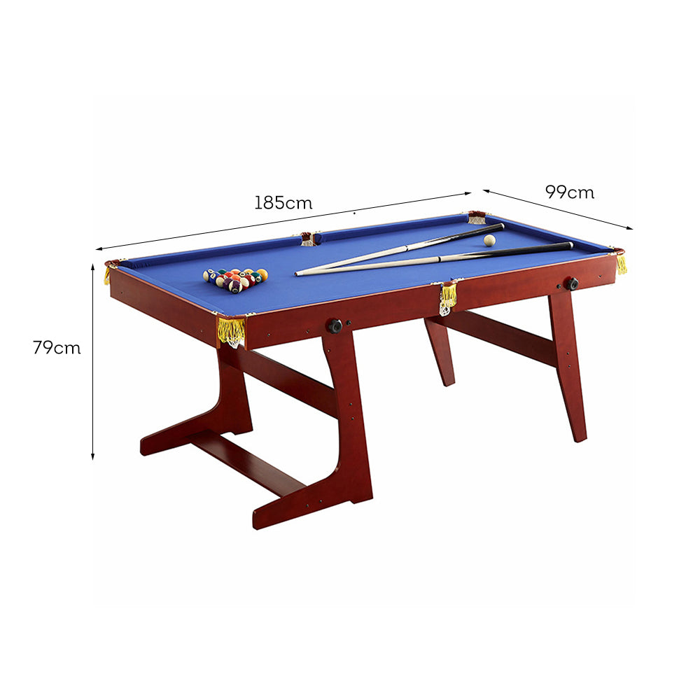 CUETIQ GTF009 6FT 3-IN-1 Billiard Table/ Ping-pong Table/ Office Desk Foldable Design