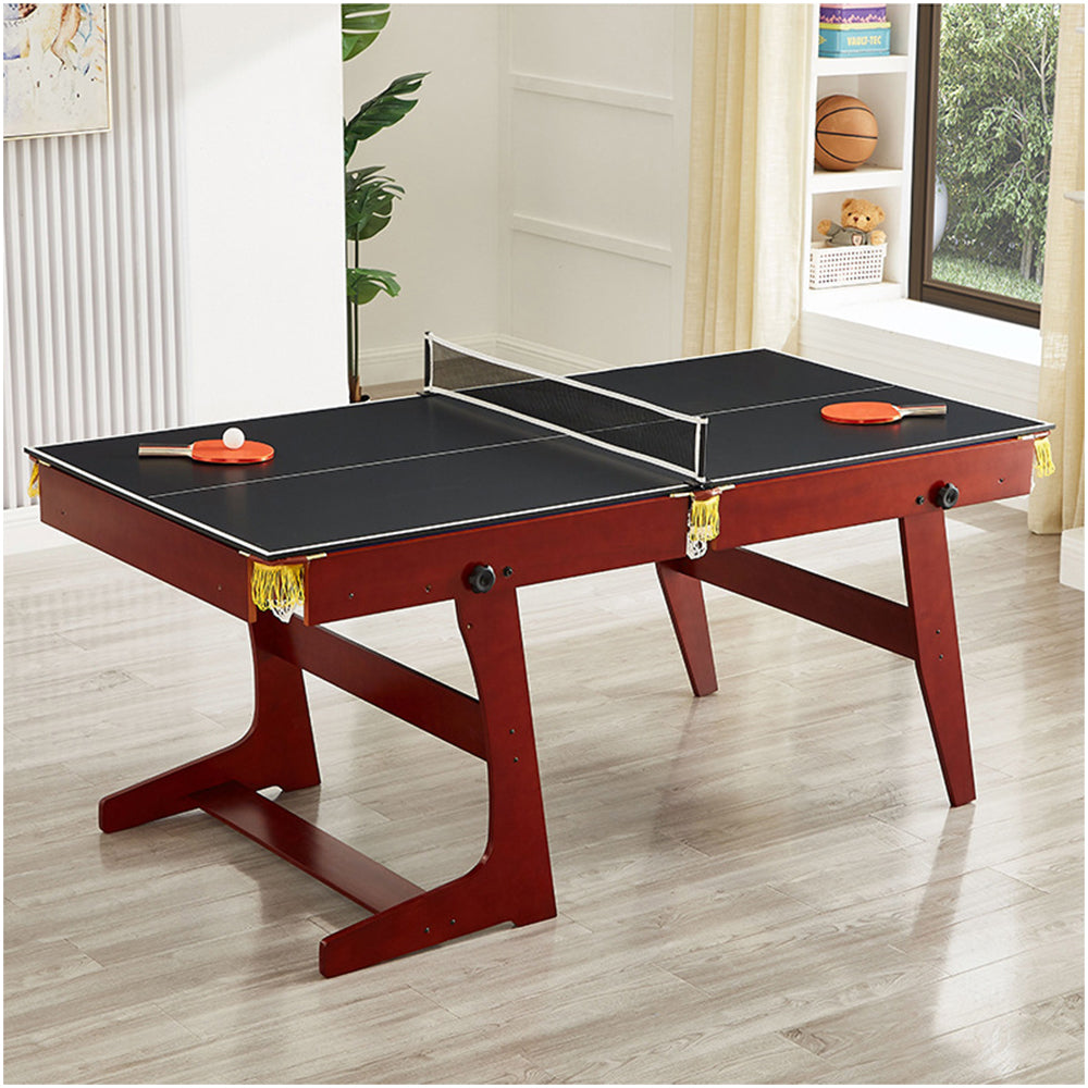 CUETIQ GTF009 6FT 3-IN-1 Billiard Table/ Ping-pong Table/ Office Desk Foldable Design