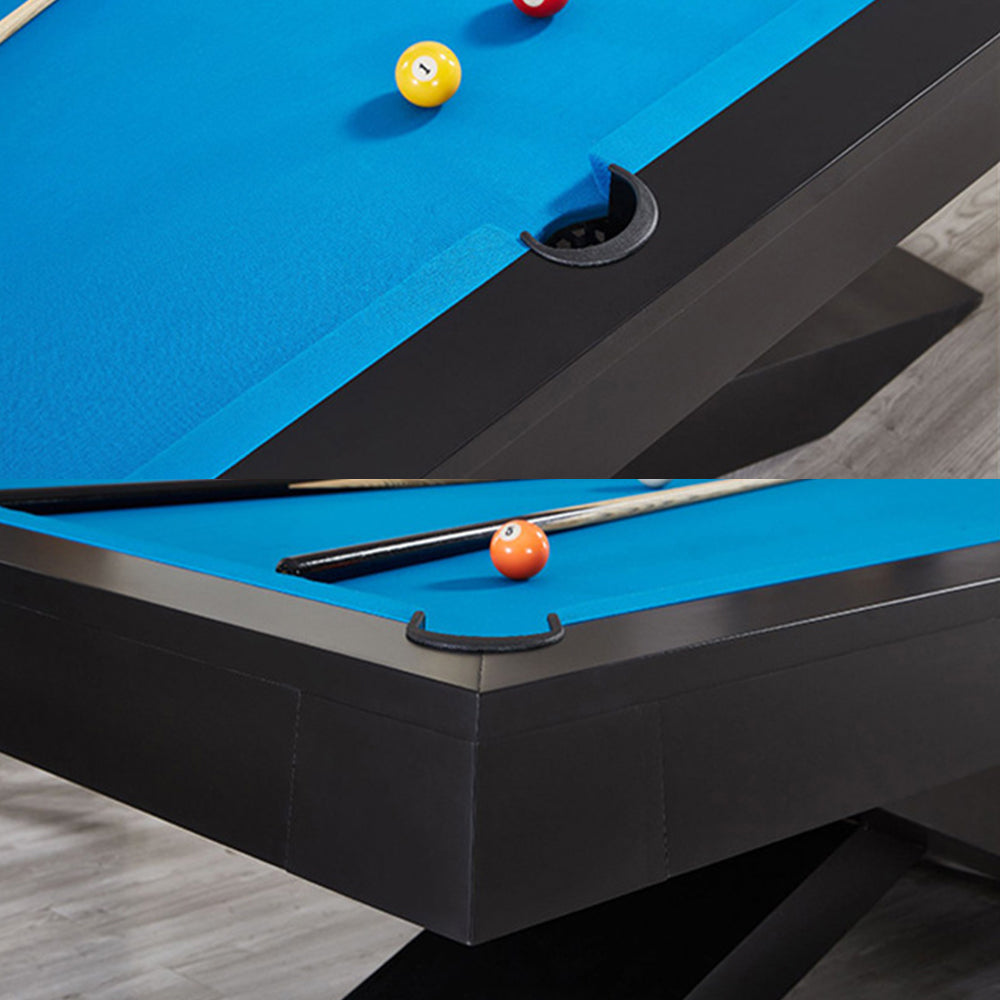 CUETIQ L011 7/8/9FT 3-IN-1 Slate Pool Table/ Ping-pong Table/ Office Desk Solid Wood Frame