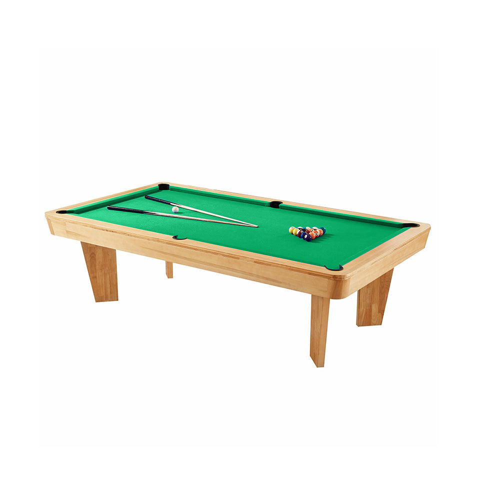 CUETIQ L040 7/8/9FT 3-IN-1 Slate Billiard Table/ Ping-pong Table/ Office Desk Solid Wood Frame