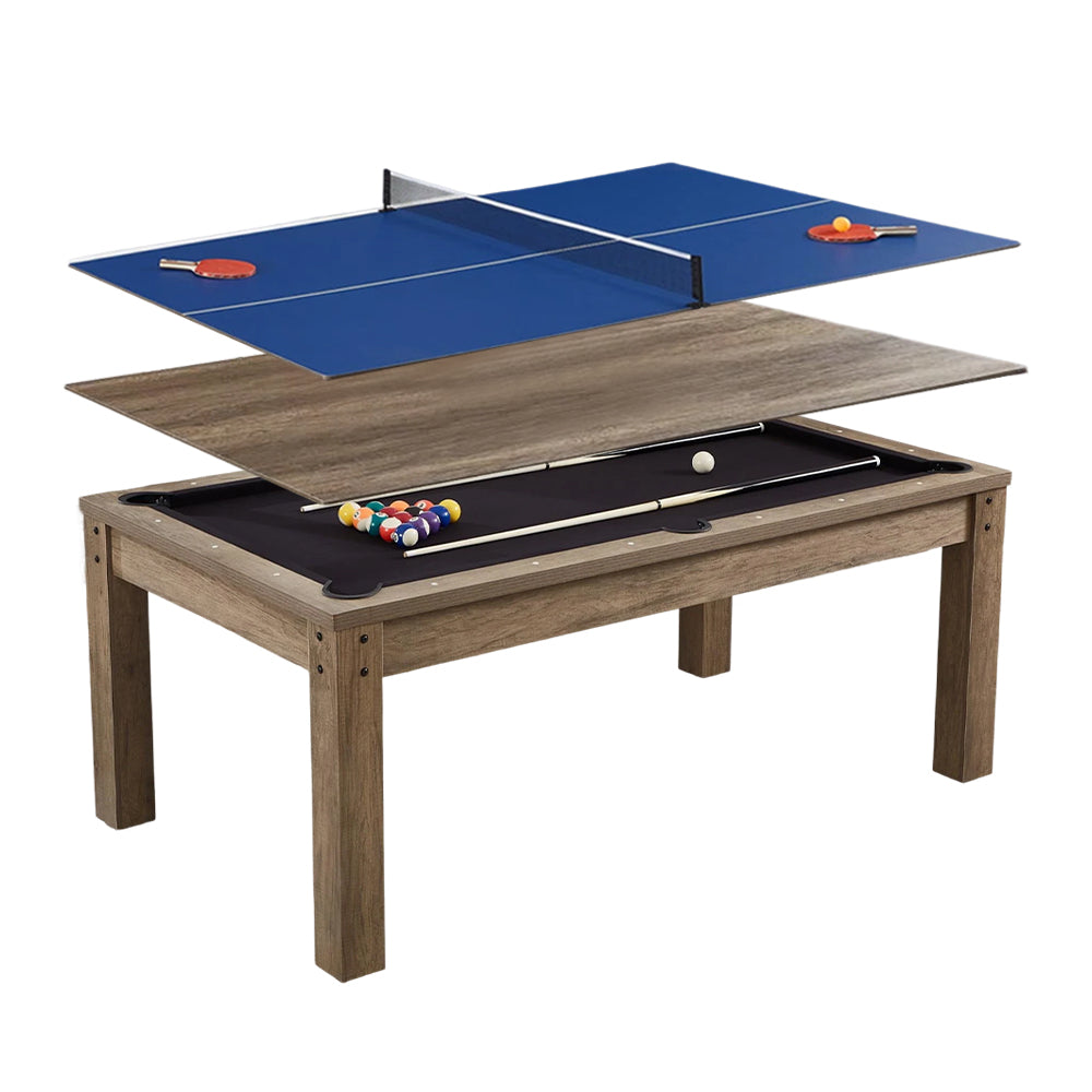 CUETIQ GTM002 7FT MDF 3IN1 Billiard Table / Ping-pong Table/ Office Desk