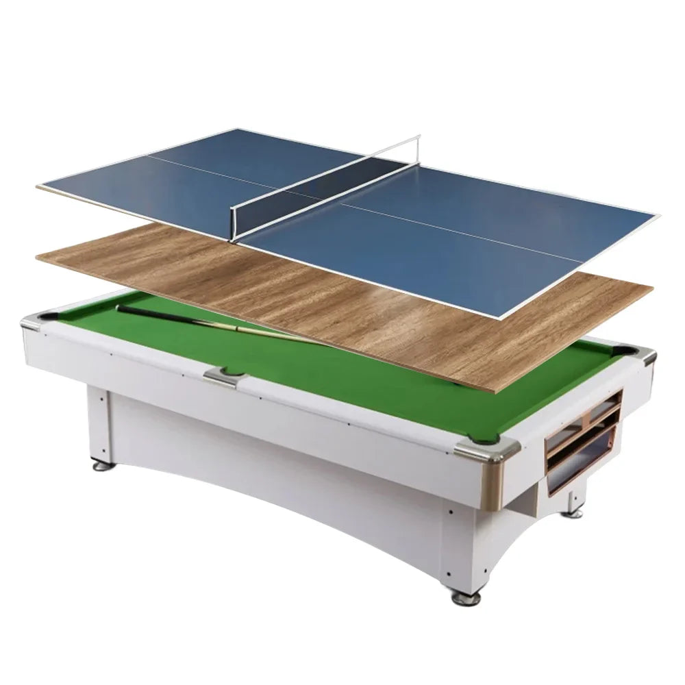 CUETIQ GTMDF004 7FT MDF 3IN1 Billiard Table / Ping-Pong Table/ Office Desk