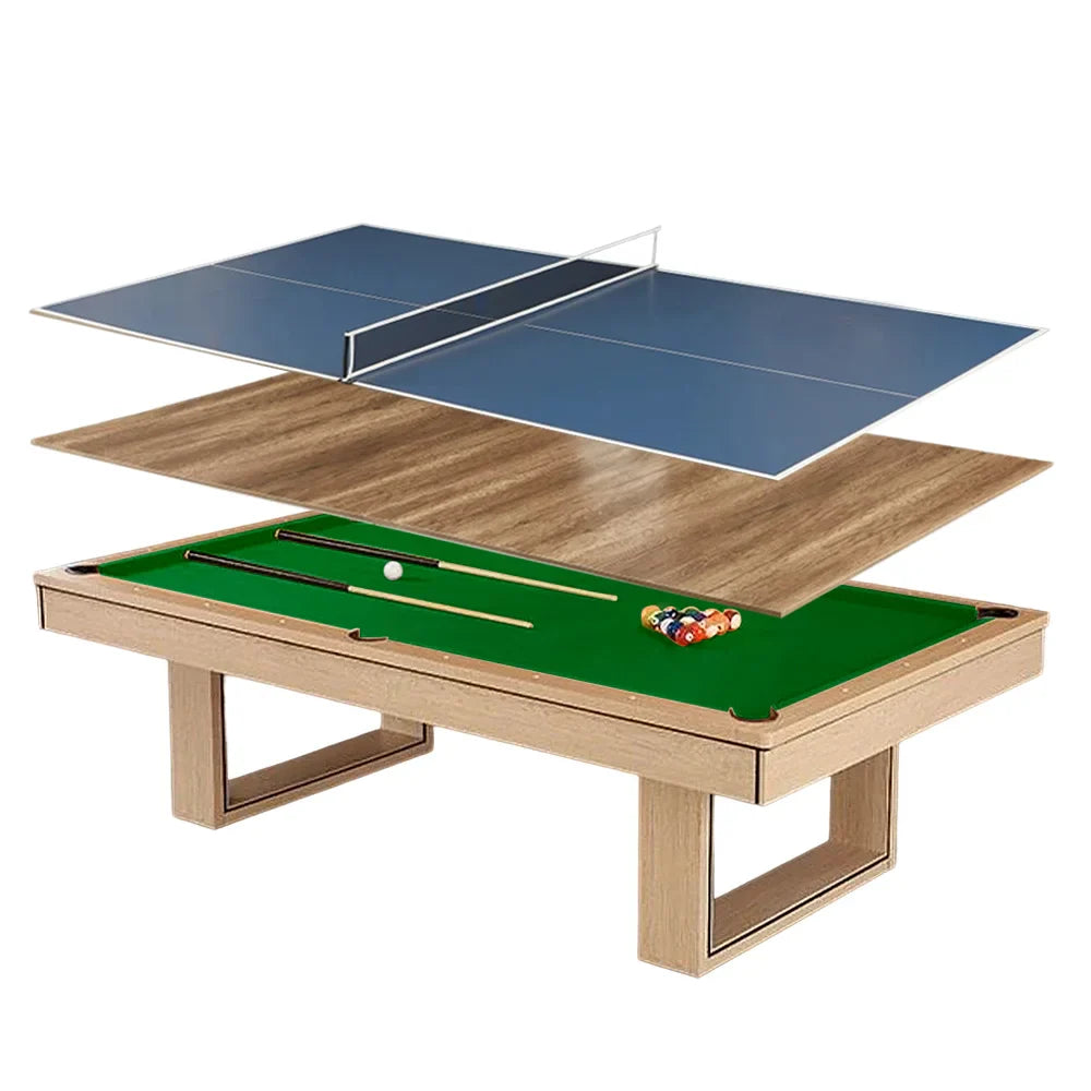 CUETIQ GTMDF009 7FT MDF 3IN1 Billiard Table / Ping-pong Table/ Office Desk