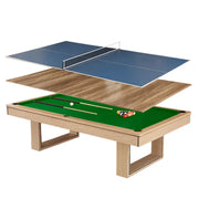 CUETIQ GTMDF009 9FT MDF 3IN1 Billiard Table / Ping-pong Table/ Office Desk