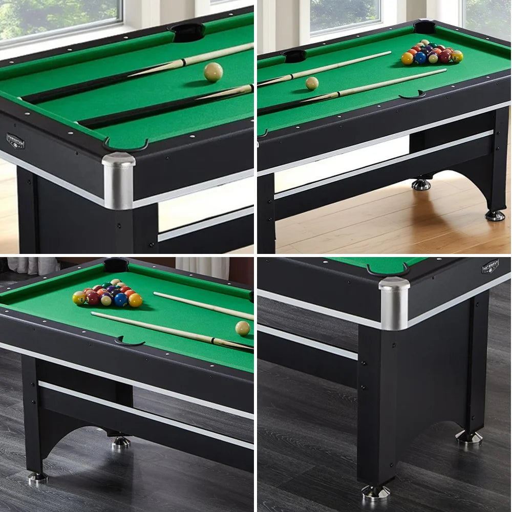 CUETIQ GTMDF010 6FT MDF 3IN1 Billiard Table / Ping-pong Table/ Office Desk