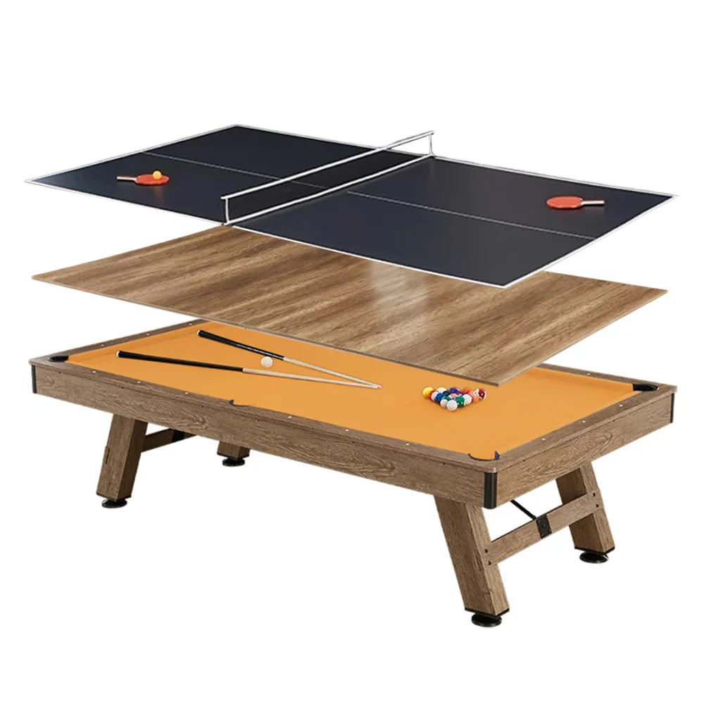 CUETIQ GTMDF011 9FT MDF 3IN1 Billiard Table / Ping-Pong Table/ Office Desk