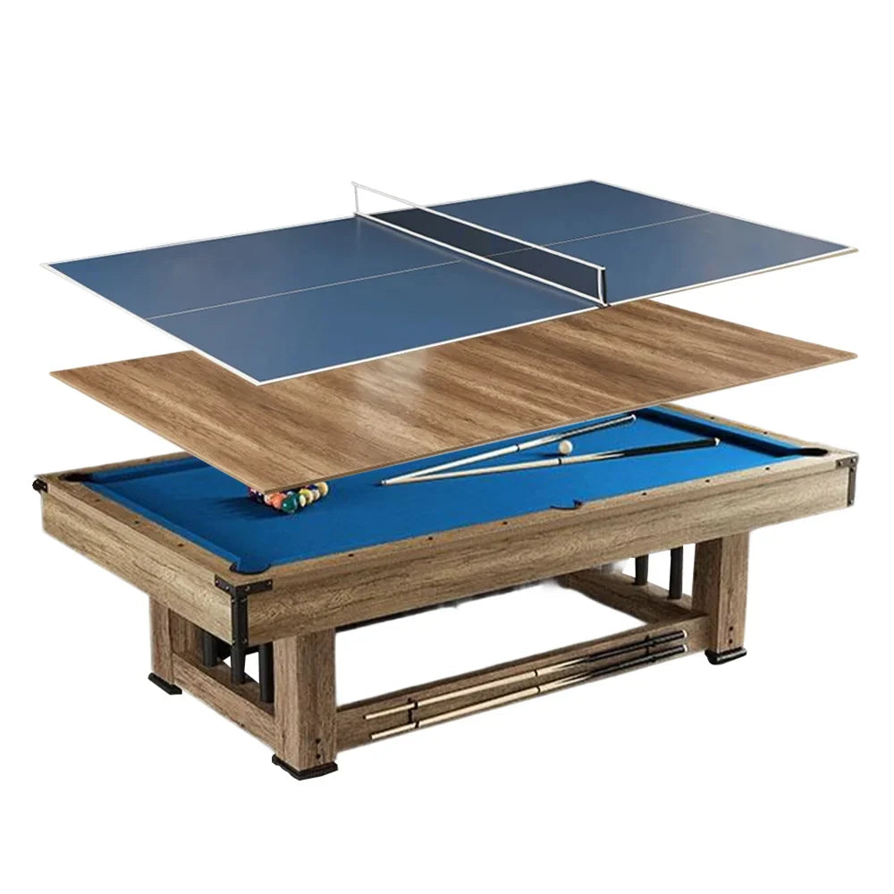 CUETIQ GTMDF012 8FT MDF 3IN1 Billiard Table / Ping-pong Table/ Office Desk
