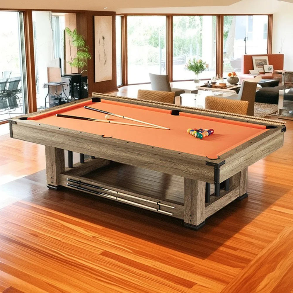 CUETIQ GTMDF012 8FT MDF 3IN1 Billiard Table / Ping-pong Table/ Office Desk