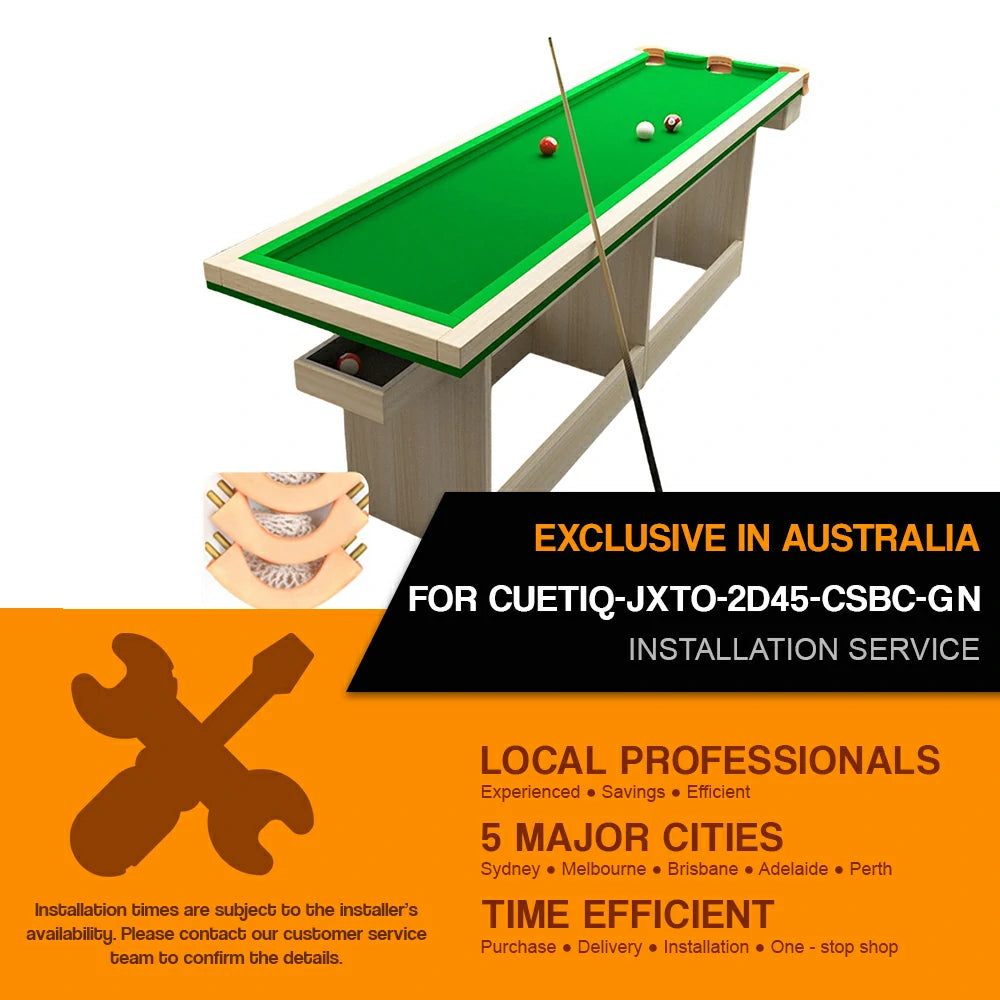 Installation Service For :  CUETIQ-JXTO-2D45-CSBC-GN