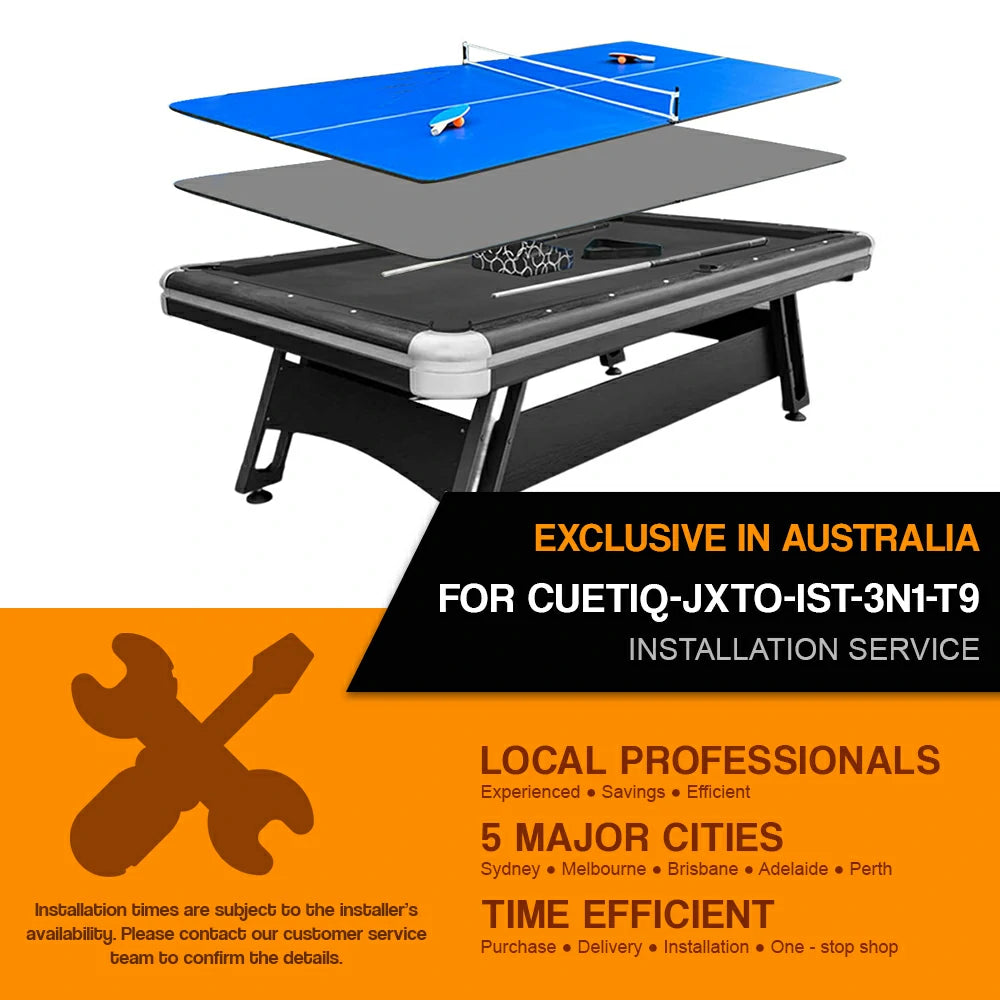 Installation Service For :  CUETIQ-JXTO-IST-3N1-T9