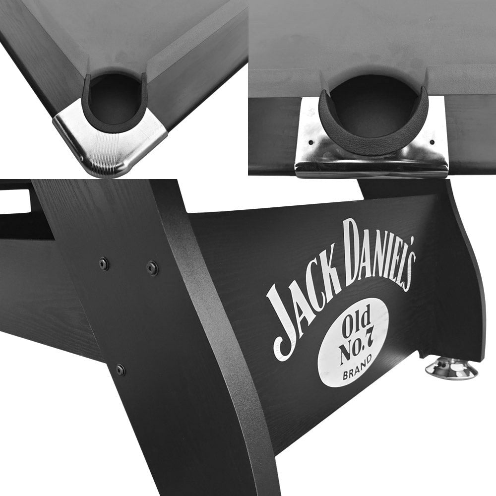CUETIQ JD LOGO 7FT MDF Pool Snooker Billiards Table Free Accessory
