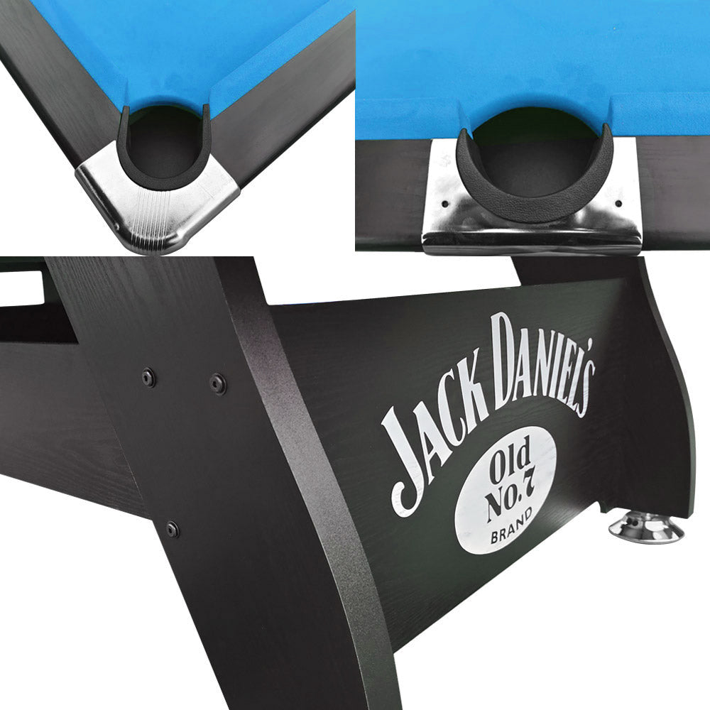 CUETIQ JD LOGO 7FT MDF Pool Snooker Billiards Table Free Accessory