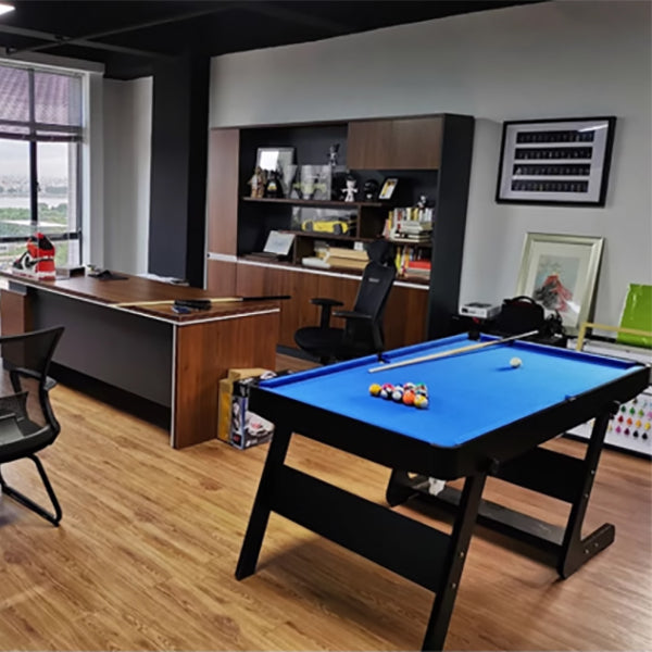 CUETIQ TEFOLD 6FT Green&Blue MDF Foldable Billiard Table Free Accessories