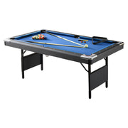 CUETIQ 6FT Foldable Pool Table Billiard Table Free Accessory Zero Setup